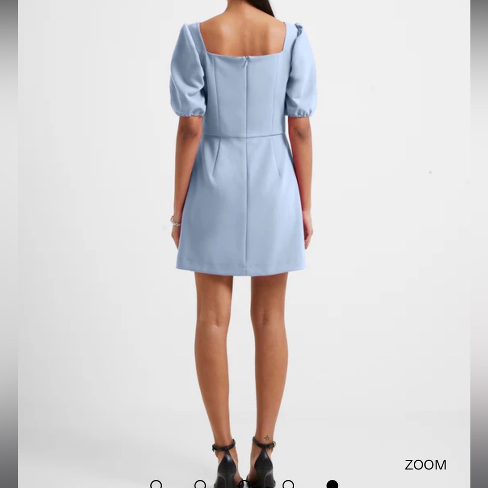 FRENCH CONNECTION BERINA PUFF SLEEVE DRESS - Picture 2 of 6